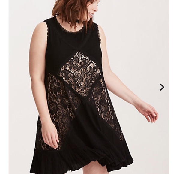 torrid Dresses & Skirts - *SALE* Torrid Mixed Lace Trapeze Dress 2X